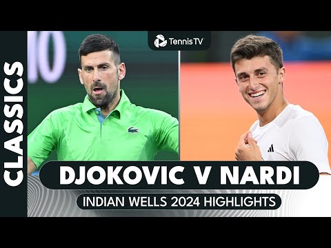 Dramatic Novak Djokovic vs Luca Nardi Match | Indian Wells 2024 Extended Highlights