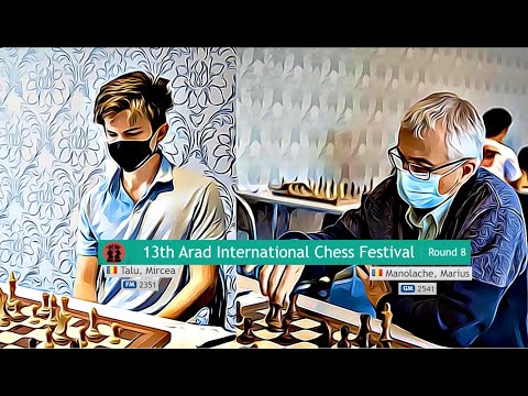 FM Talu Mircea vs GM Manolache Marius - 13th Arad International Chess Festival - KID Panno Variation