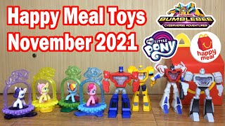 McDo November 2021 Happy Meal My Little Pony and Transformers  Unboxing