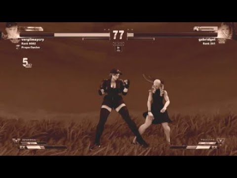 vergilmaycry vs gxbridget - Lucia v Karin - Street Fighter V - SFV - Proper Twelve