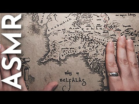 ASMR Lord of the Rings Map of Middle Earth to help you fall asleep