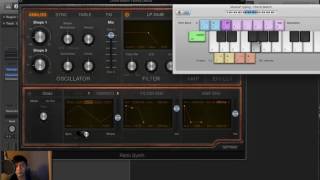Video thumbnail for Retro Synth Brief Overview for Beginners Logic Pro X by Jake Masca