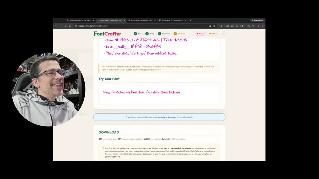 Free Calligraphr Alternative - No accounts, no paywalls for making handwriting fonts (unlimited)