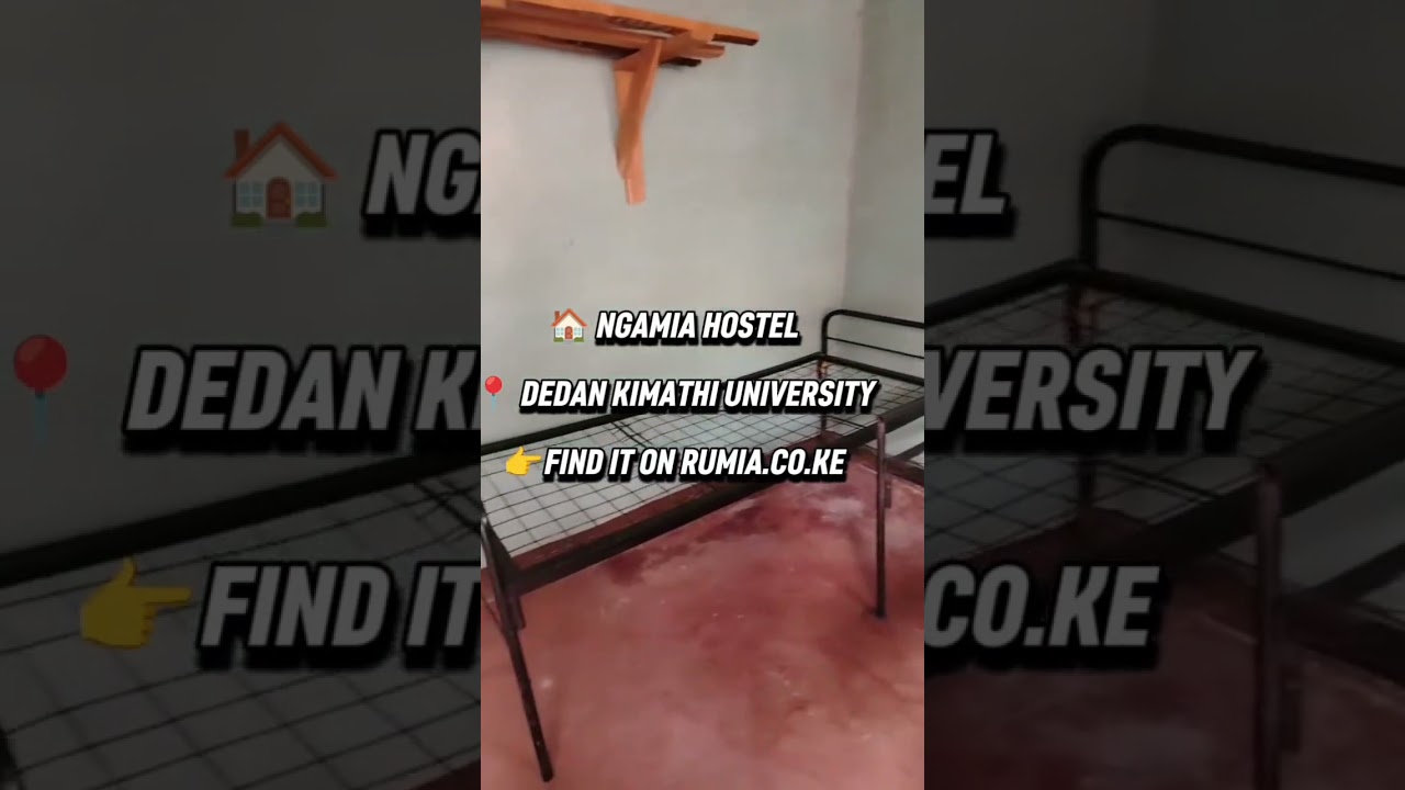 NGAMIA HOSTELS — hostel walkthrough video thumbnail