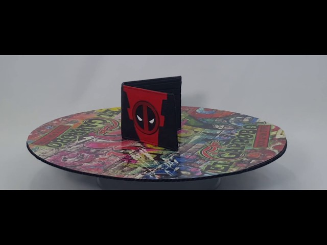 Vídeo relacionado con Deadpool Mutante Mercenario Vístete Billetera Bifold Porta Id & Tarjetero, Rojo