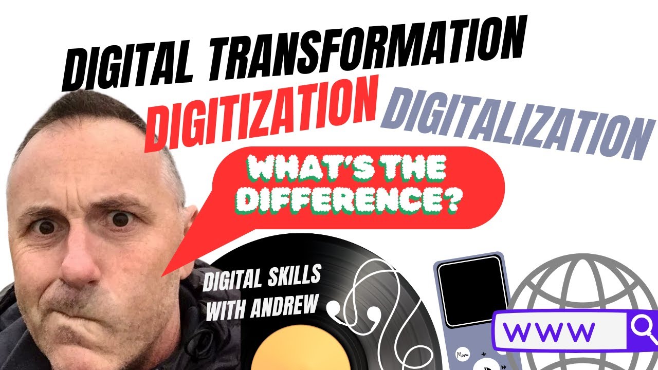 What's the difference between DIGITIZATION, DIGITALIZATION and DIGITAL TRANSFORMATION? (Video)