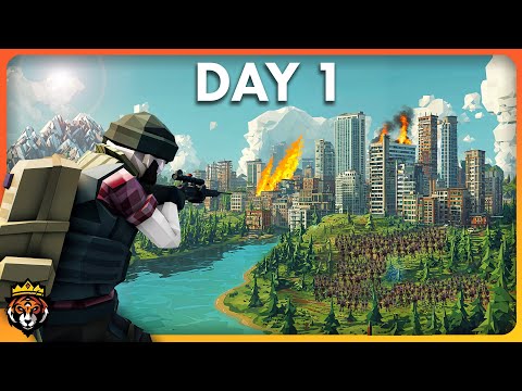 DAY 1 in the GREATEST Singleplayer Survival Game of this Year...