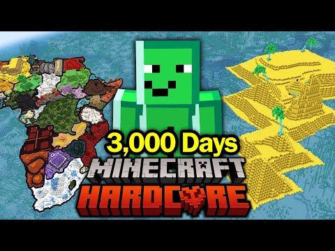 I Survived 3,000 Days in Hardcore Minecraft! [FULL MOVIE]