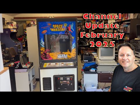Channel Update February 2025 - Arcade and Game Room Tour, Space Invaders Deluxe