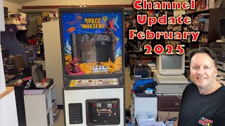Channel Update February 2025 - Arcade and Game Room Tour, Space Invaders Deluxe