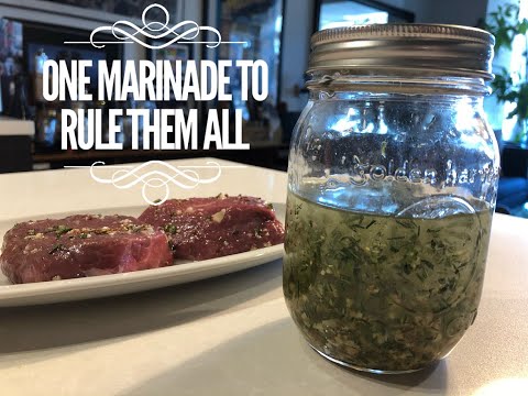 Quick & Easy All Purpose Marinade Recipe ~ Fresh Rosemary From The Garden ~ Cheoff Geoff