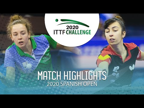 Ana Tofant vs Judith Cobas | 2020 ITTF Spanish Open Highlights (Group)
