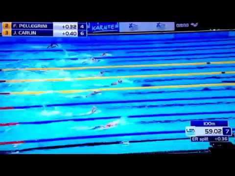 Berlin 2014 swimming final 400m freestyle - women