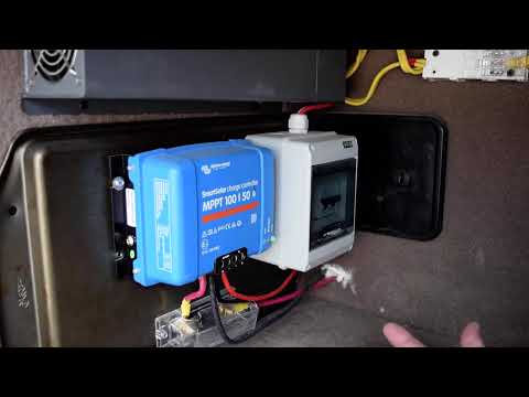 RV Solar System Install with a Victron 100 50 Smart Solar Controller