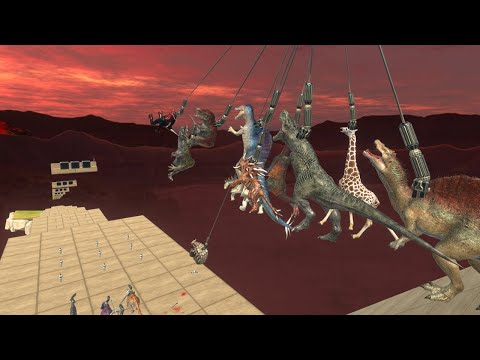 Sky Bridge Challenge - Animal Revolt Battle Simulator