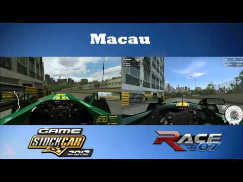 Game Stock Car 2012 vs Race 07 - Formula 1 - Macau