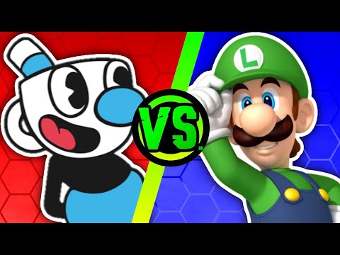 Mugman Vs. Luigi (Super Mario Vs. Cuphead) | Fictional Conflict Ep 4