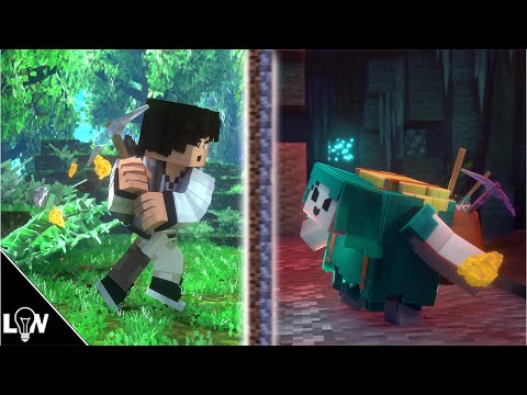Light White Animations - RASCAL - Mining Adventures  | MOVIE | Minecraft Animation
