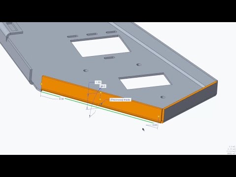 Enhanced Productivity and Usability When Working with Wall Features | Creo 6.0