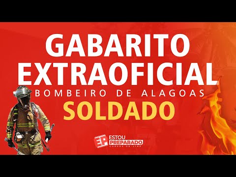 GABARITO EXTRAOFICIAL CBMAL: SOLDADO