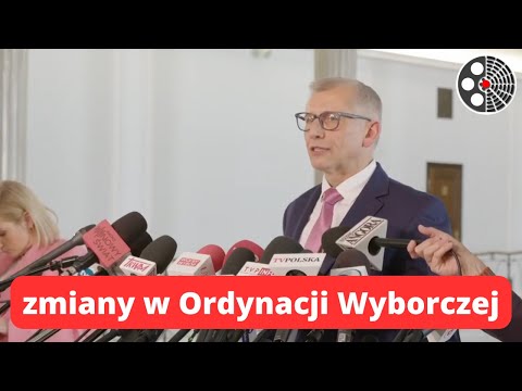 Zmiany w Ordynacji Wyborczej: Konferencja przewodniczącego Komisji Ustawodawczej