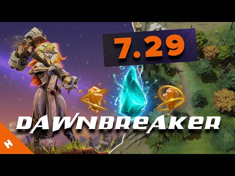 NEW HERO THE DAWNBREAKER - 7.29 NEW PATCH UPDATE DOTA 2