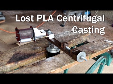 Metal Casting at Home Part 85 Centrifugal Casting Lost PLA