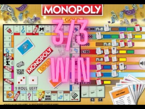 😁Is it possible to win anything in Monopoly gold? Episode 2  (National Lottery Online)😁 #instantwin