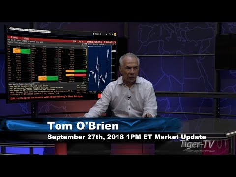 September 27th 1PM ET Market Update with Tom O'Brien on TFNN