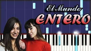 El Mundo Entero - Aitana, Ana Guerra, Agoney, Lola Indigo y Raoul | Piano Tutorial / Cover