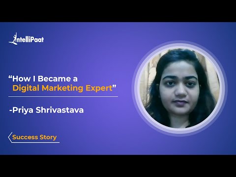Digital Marketing Course - Intellipaat Review | How I Became A Digital Marketing Expert - Priya