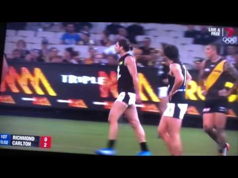 2016 AFL premiership season! first goal of the year!