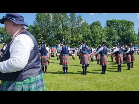 Field Marshal Montgomery Pipe Band.  Grade 1.  Mid Ulster Championships 2023.