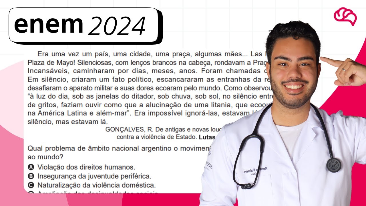 Resolução em Vídeo — Questão 85 ENEM 2024