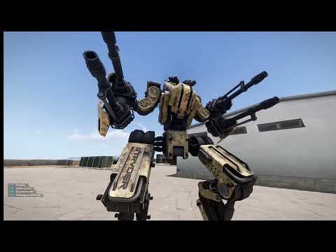 (Arma 3) Weapon research and Security: Walking Gun Platform