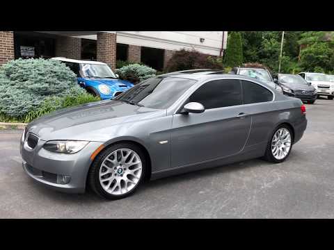 2008 BMW 328I COUPE SPACE GRAY WALK AROUND STOCK#132829