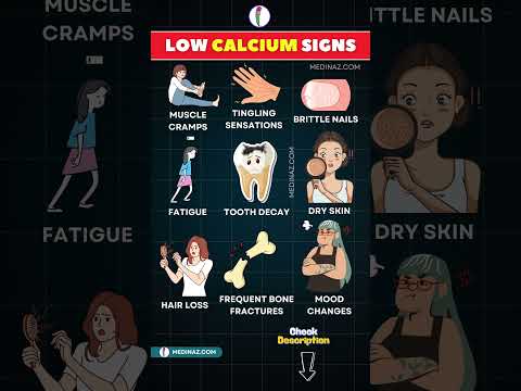 Warning Signs of Low Calcium You Shouldn’t Ignore! #shortsfeed #calciumdeficiency #health #nutrition