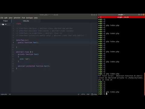 Php Oop Tutorial 10 Interfaces Vs Abstract Classes