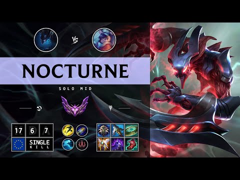Nocturne Mid vs Nunu & Willump - EUW Master Patch 14.12
