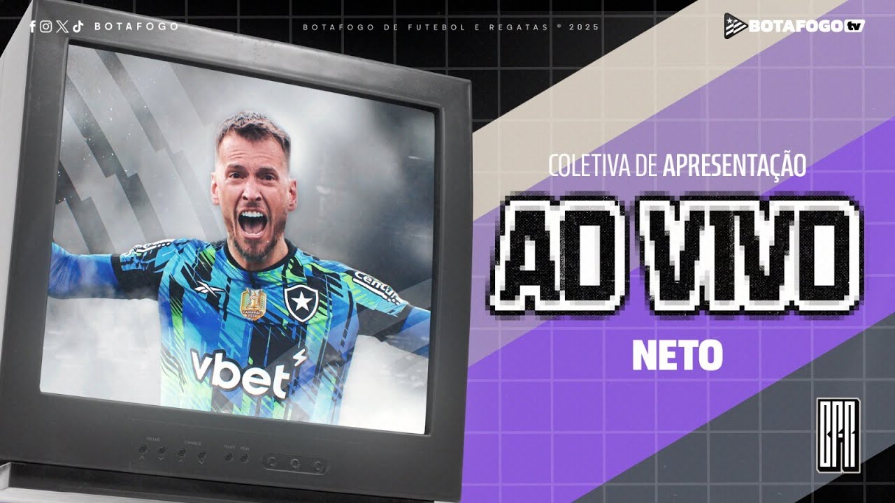 AO VIVO | Botafogo apresenta oficialmente goleiro Neto