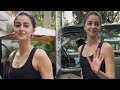 Ananya Pandey Spotted Outside Gym In Bandra