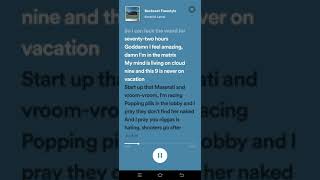 Kendrick Lamar - Backseat Freestyle Lyrics