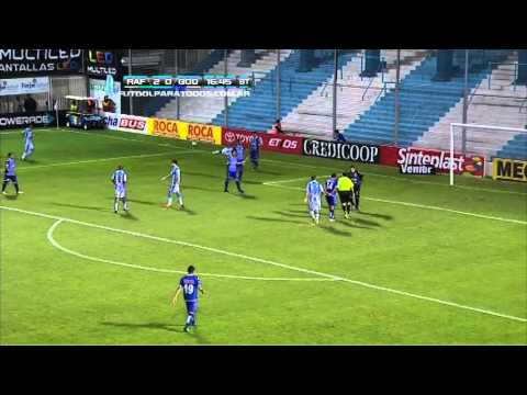 Gol Vera. Rafaela 3 - Godoy Cruz 0. Torneo Inicial 2013. Fecha 15. Fútbol Para Todos.
