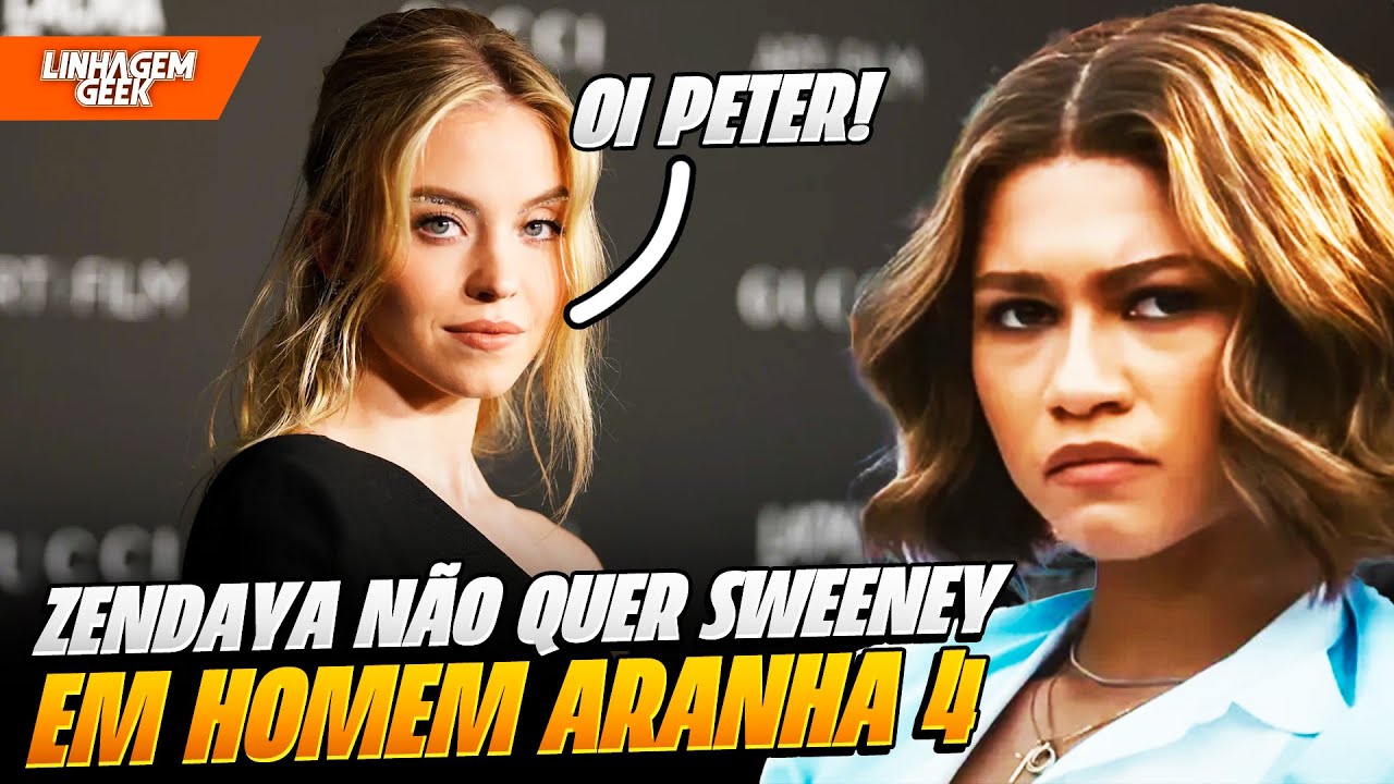 ZENDAYA PISTOLA COM SYDNEY SWEENEY! HOMEM ARANHA 4