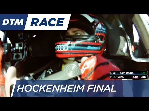 Mortara not amused - DTM Hockenheim Final 2016