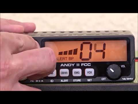 President Electronics ANDY II FCC CB radio intro video with Kip Sullivan