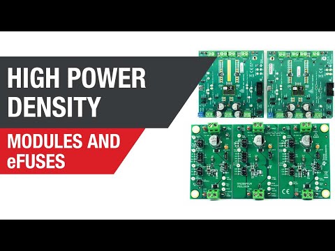 Power density and flexibility using TI dual output power modules and eFuses