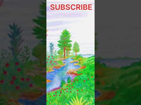 ARKADIA  ZOOMQUILT---AN INFINITELY ZOOMING FLORAL  BOTANICAL PAINTING #shorts #trending #video#viral