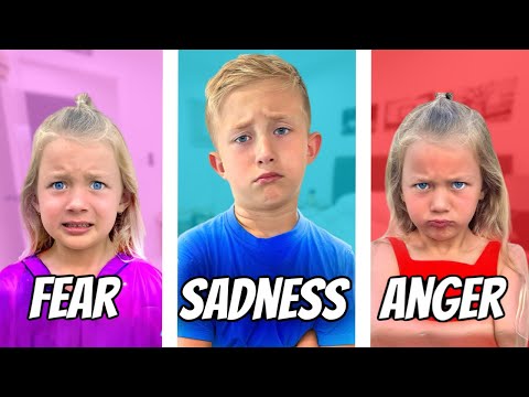 Levi & Ivy Change COLORS and Learn About Emotions!