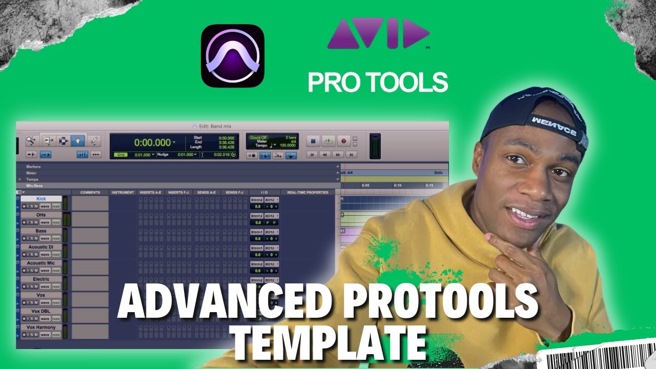 How to make a Quick EASY Rap template (ProTools Tutorial)